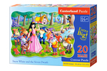 Puzzle Maxi 20 elementów Snow White and the Seven Dwarfs *