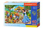 Puzzle 40 elementów Snow White and the Seven Dwarfs *