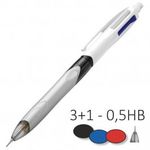 Długopis 3 kolory + ołówek automatyczny PD12