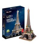 Puzzle 3D LED Wieża Eiffela 85 el.