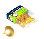 Pinezki  złote "50 582-50 pvc box