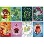 Zeszyt A5 32 kartki kratka UV Angry Birds movie