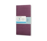 NOTES journal Moleskine slim pocket purpurowy w kropki 7,5x14cm (MOCPT024H8)