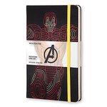 Notes Moleskine specjalna edycja L  Avengers Iron Man w linie w twardej oprawie 13x21cm (MOLEAVQP060IR)