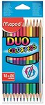 Kredki Colorpeps Duo dwustronne ołówkowe 12 szt. / 24 kolory. Pudełko z zawieszką 829600