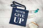 Torba na zakupy wzór Never give Up (NR 18)