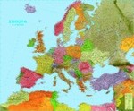 Europa polityczno-drogowa 1:3 700 000