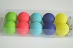 Lampki lampiony Cotton Balls mix 5 kolorów w pudełku 10 szt % BPZ