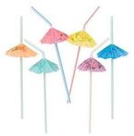 Słomki parasolki (50szt)
