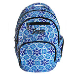 Plecak 15x33xH46 niebieski batik *