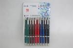 Długopis automatyczny Zenith 10 Classic, wkład 0,8mm niebieski, wymienny, mix kolorów obudowy 10szt/opak