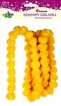 Pompony girlanda 1,25cm żółte DIY16071D *