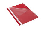 Skoroszyt Bantex Standard A4 PP z wąsami czerwony pacz.25 sztuk