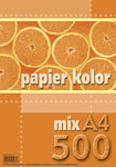 Papier kolorowy A4 500 kartek mix kolorów