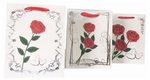 Torebka Lux Hot Stamp A4 26x32x10 Róża set B
