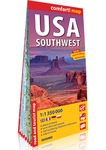 USA Southwest road and tourist map 1: 1 350 000 laminat