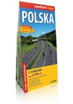Polska laminowana mapa samochodowa 1:1 000 000