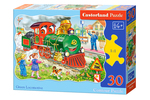 Puzzle 30 el Green Locomotive
