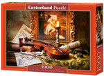 Puzzle 1000el. Still life with violin  and painting *