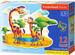 Puzzle 12 el Giraffes in Savanna *