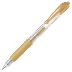 Długopis Pilot żelowy G2 metalizowany złoty 
