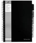 Kołozeszyt Pukka Pads Project Book z serii black A5/250  kratka czarny  SBPROBAA5/SQ