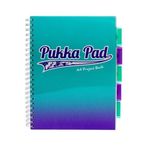 Kołozeszyt Pukka Pad Project Book Fusion a4 200k kratka morski 8409-fus