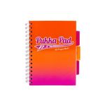 Kołozeszyt Pukka Pad Project Book Fusion a5 200k kratka pomarańczowy 8414-fus