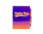 Kołozeszyt Pukka Pad Project Book Fusion a4 200k kratka fioletowy 8411-fus
