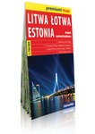 Litwa, Łotwa, Estonia- mapa samochodowa 1: 700 000 (karton)