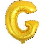 Balon Litera "G" 45,5cm (18") złoty