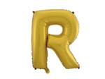 Balon Litera "R" 45,5cm (18") złoty