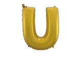Balon Litera "U" 45,5cm (18") złoty
