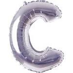 Balon Litera "C" 45,5cm (18") srebrny