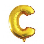 Balon Litera "C" złoty 40cm (16")
