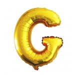 Balon Litera "G" złoty 40cm (16")