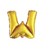 Balon Litera "W" złoty 40cm (16")