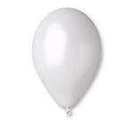 Balony metalizowane 10" białe