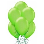 Balony metalizowane 10" jasnozielone