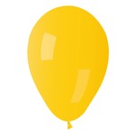 Balony metalizowane 10" żółte