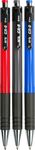 Długopis automatyczny 0,7mm CX-5 ABP88475 3szt na blistrze (niebieski, czarny i czerwony)