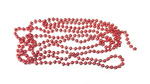 Łańcuch z kuleczkami czerwony