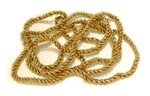 Łańcuch spiralny złoty lub srebrny