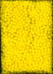 Pompony 2000 szt. żółte 1 cm