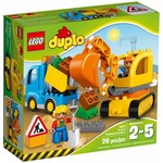 Lego Duplo. Ciężarówka i koparka gąsienicowa 26el. (10812)