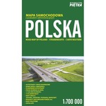 Polska mapa samochodowa 1: 700 000