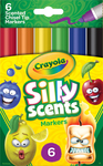 Markery Crayola zapach ze ściętą końcówką 6szt. Silly Scent *