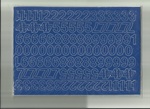 Cyfry samoprzylepne 2 cm niebieskie