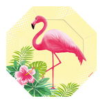 Talerze Flamingo Paradise
