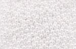 Koraliki /perełki/ z dziurką  śr.8mm. białe perła
